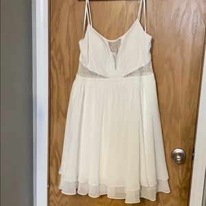 Adrianna Papell Ivory lace dress